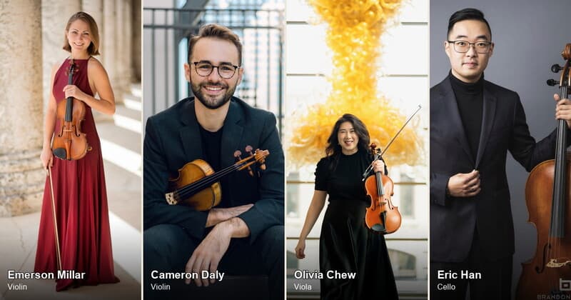 Seattle Symphony Quartet at Art Love Salon on July 23